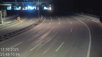 <h2>Webcam à la frontière entre la Suisse et l'Italie. Vue orientée vers le poste de contrôle des voitures depuis l'A2 en Suisse à Chiasso vers Como</h2>