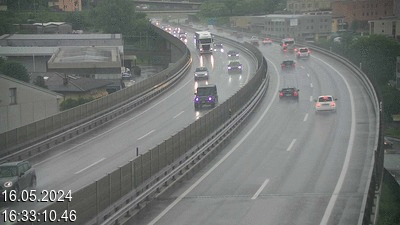 <h2>Webcam sur l'A2 en Suisse avant la ville de Balerna, en direction de la frontière italienne.</h2>