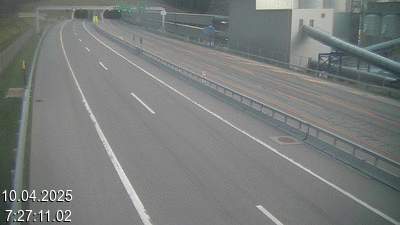 Webcam tunnel du Gothard - Autoroute A2 - Airolo-Sud, avant le Tunnel du Gothard - À hauteur de la sortie 42