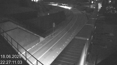 <h2>Webcam avant le tunnel du Gothard à Airolo sur l'autoroute A2 en Suisse. Vue orientée vers le nord</h2>