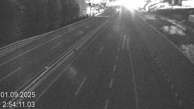 Webcam tunnel du Gothard - Autoroute A2 - Airolo-Nord, avant le Tunnel du Gothard