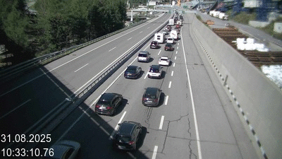 <h2>Webcam tunnel du Gothard - Autoroute A2 - Airolo-Nord, avant le Tunnel du Gothard</h2>