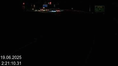 Webcam sur l'A2 en Suisse au sud de Lugano, à l'entrée du tunnel San Salvatore (Galleria Grancia). Vue orientée vers Como et Milan