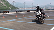 Immagine di un esercizio con motocicletta